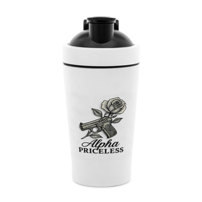 Boss Babe Alpha Priceless Fitness Shaker mit einzigartigem Design und 750 ml Kapazität für Fitness und Hydration.