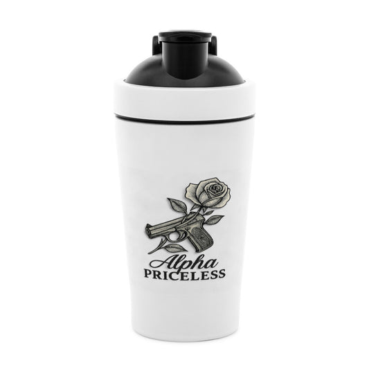 Boss Babe Alpha Priceless Fitness Shaker mit einzigartigem Design und 750 ml Kapazität für Fitness und Hydration.