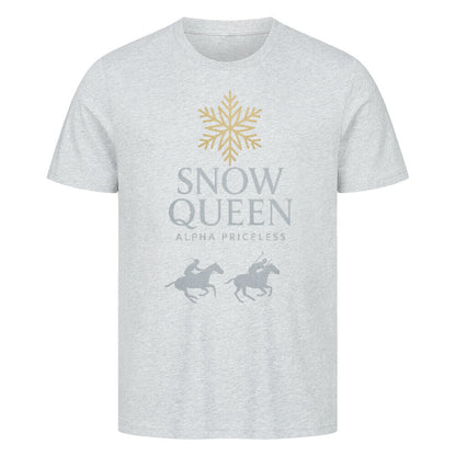 HigherBlanks Snow Queen Premium T-Shirt mit eleganten Design und komfortabler Passform.