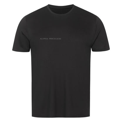 Sport T-Shirt Alpha Priceless Sparring Queen - PerformX Tee in black with ALPHA PRICELESS print.