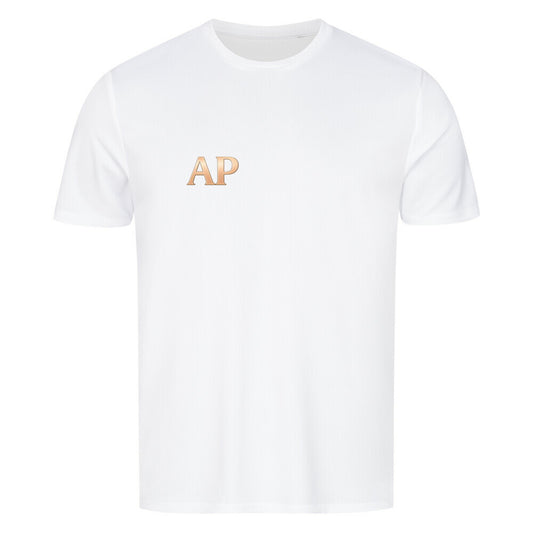 Sport T-Shirt Sparring Queen Tee in weiß mit AP-Logo für Frauen, ideal für Training und Freizeit.