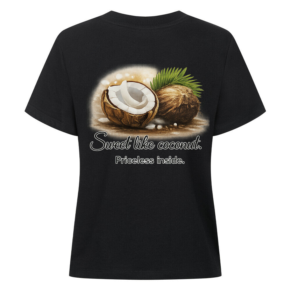 Alpha Priceless Coconut Graphic T-Shirt – Sweet Like Coconut, Priceless Inside - Alpha Priceless