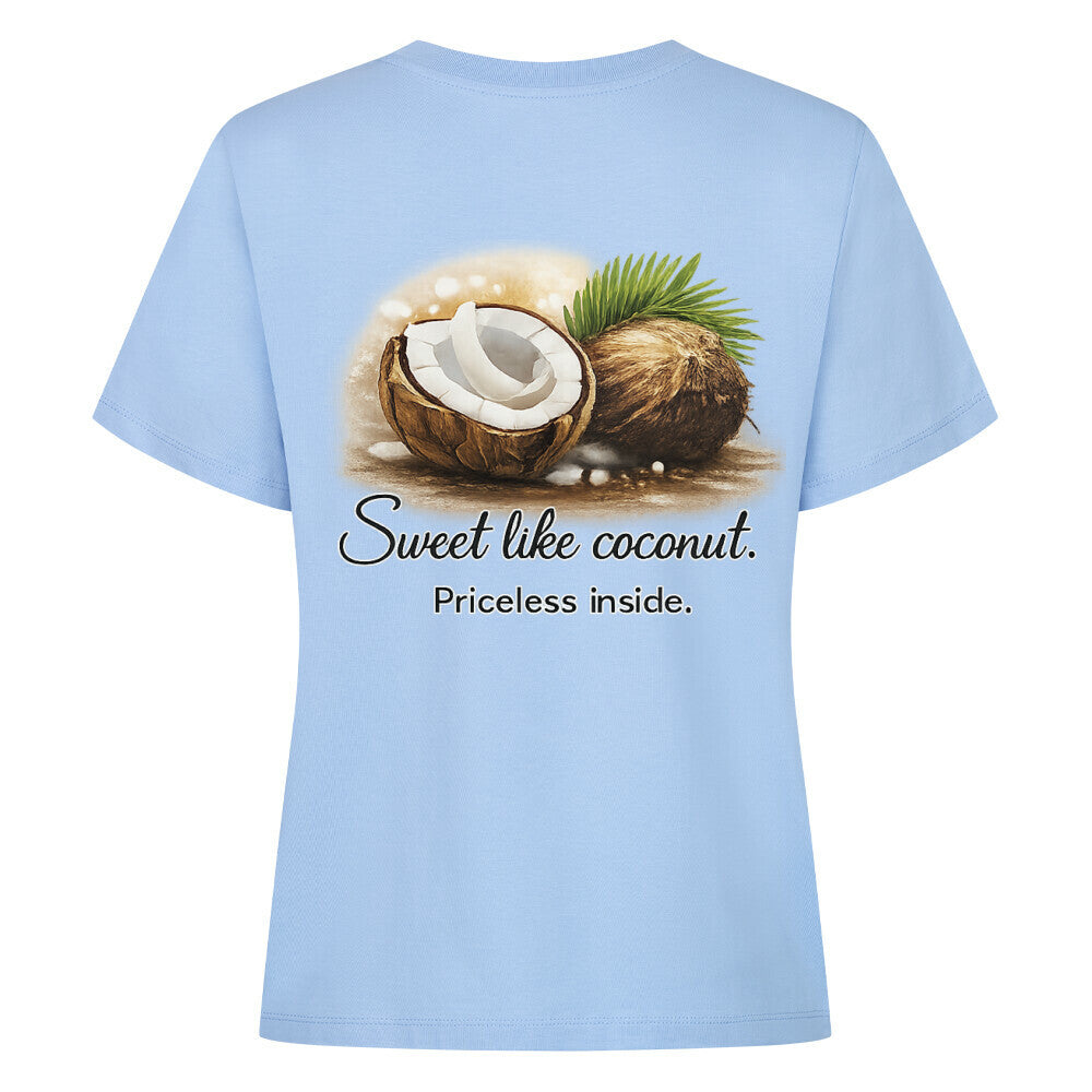 Alpha Priceless Coconut Graphic T-Shirt – Sweet Like Coconut, Priceless Inside - Alpha Priceless