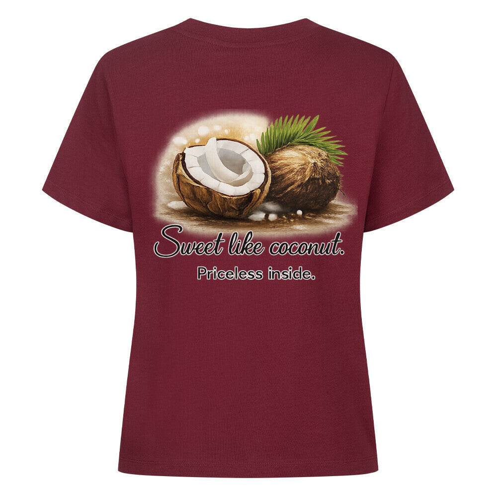 Alpha Priceless Coconut Graphic T-Shirt – Sweet Like Coconut, Priceless Inside - Alpha Priceless
