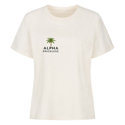 Premium Organic Coconut Shirt Tee mit Palmendesign, lässig und nachhaltig, aus hochwertiger Bio-Baumwolle gefertigt.