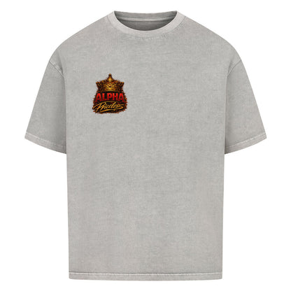 Alpha Priceless - Born to Fight Oversized Shirt Woman in grau mit Krone Logo